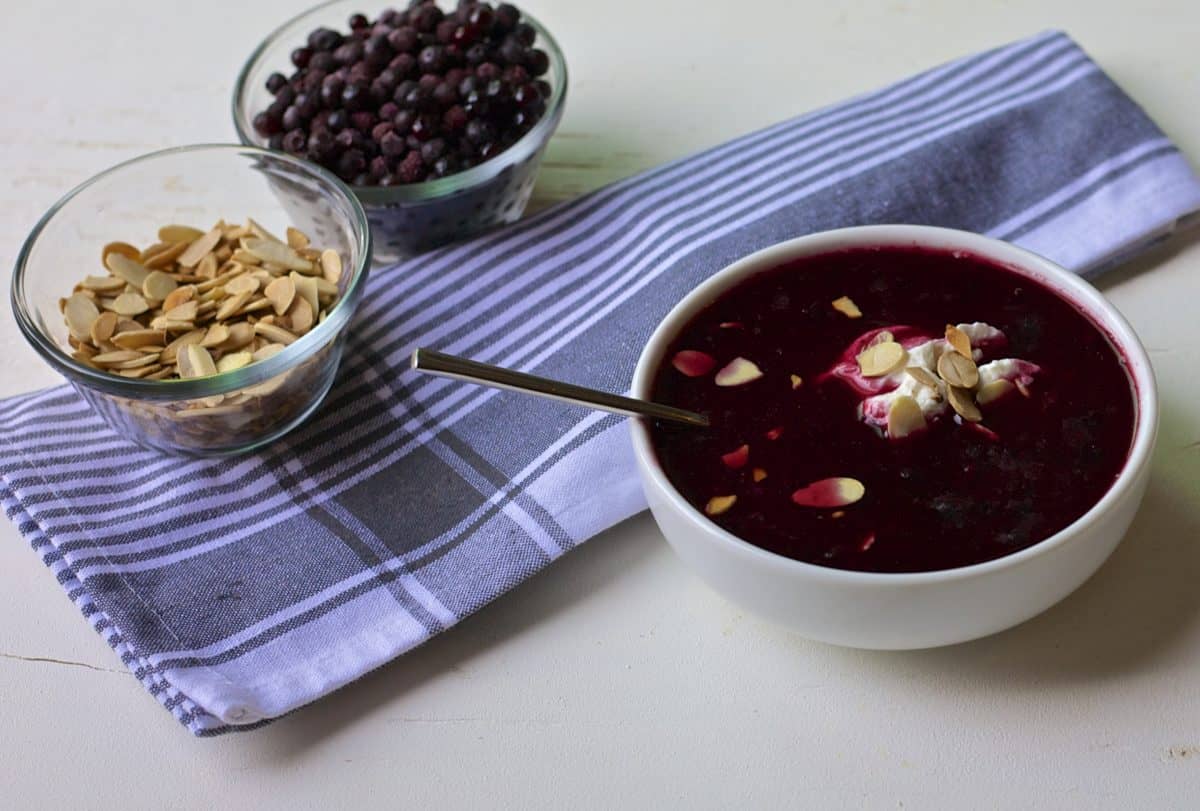 Swedish Blueberry Soup - Breakfast Recipe | The Domestic Dietitian