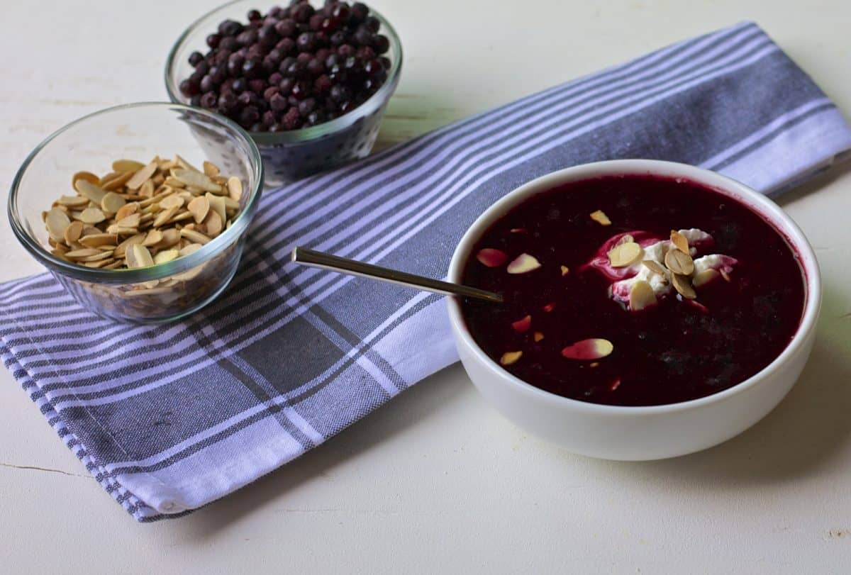 Swedish Blueberry Soup - Breakfast Recipe | The Domestic Dietitian