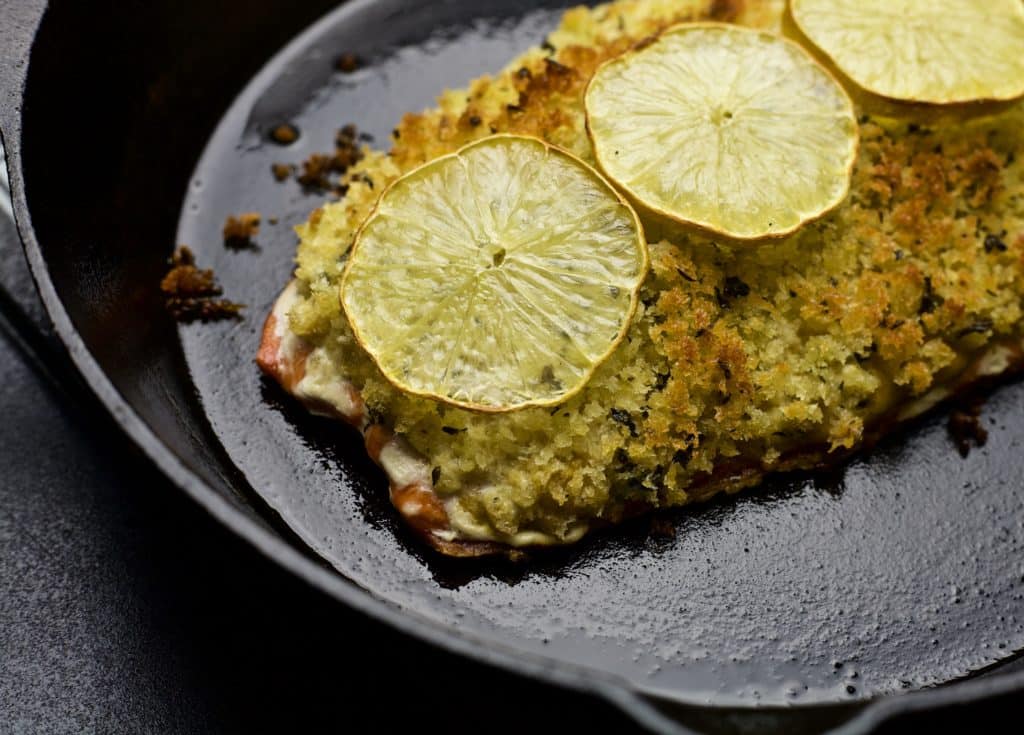 Cast Iron Skillet Salmon | The Domestic Dietitian