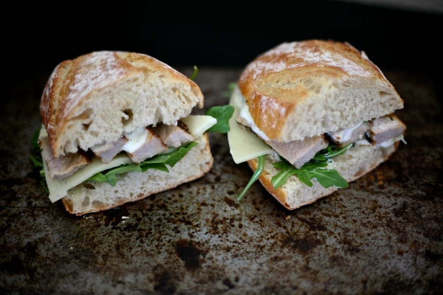 pork fontina sandwich reicpe