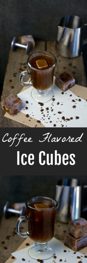 These frozen coffee ice cubes make having iced coffee an extra fun treat that you can enjoy at your leisure. No more watered down iced coffee!