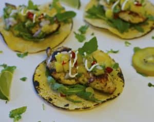 Grilled chicken tacos with kiwi fruit salsa recipe2