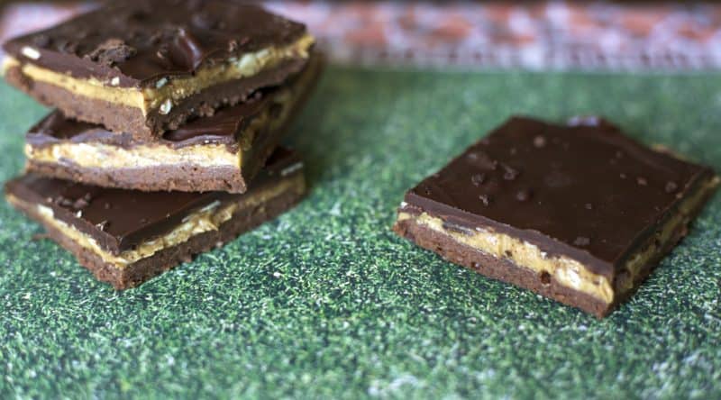 Tailgate Treat Almond Butter Chocolate Covered Espresso bars