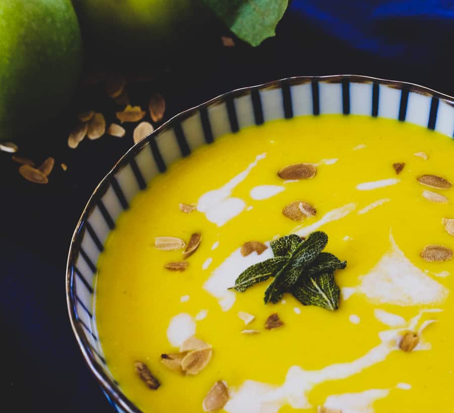 butternut squash and apple soup 1