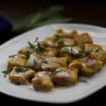 Pumpkin Gnocchi Brown Butter Sage