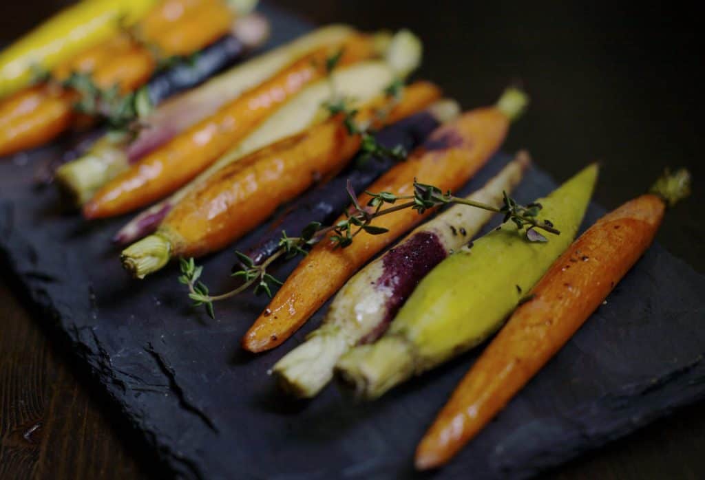 thyme roasted carrots2