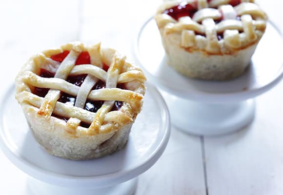 mini pies in cupcake tin