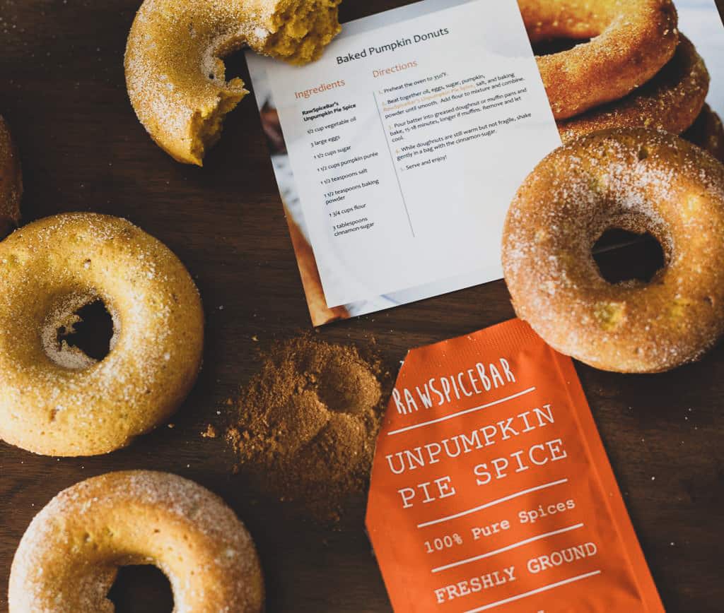 pumpkin spice donuts