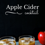 A fun and festive drink, this Apple Cider Cocktail is easy to make and delicious to drink. Only 3 ingredients and refreshingly light.