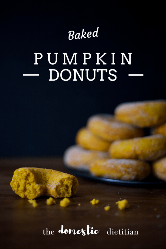 Light and Fluffy Baked Pumpkin Donuts using freshly ground Raw Spice Bar spices / The Domestic Dietitian