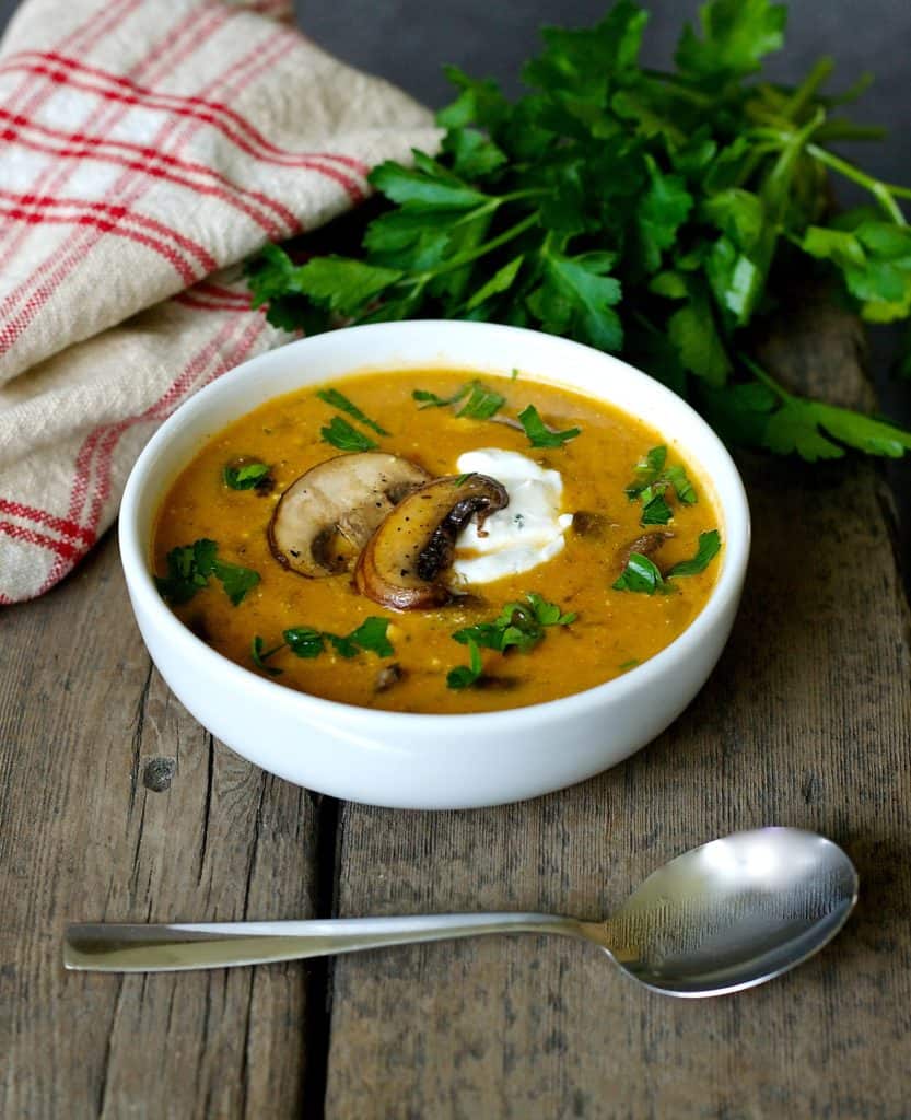 hungarian mushroom soup1 | The Domestic Dietitian