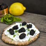 blackberry ricotta pita