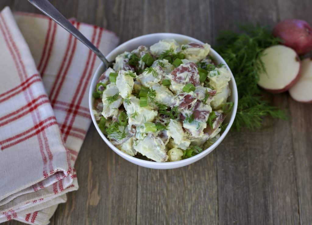 healthier creamy potato salad recipe1