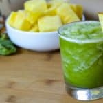 pineapple core spinach smoothie2