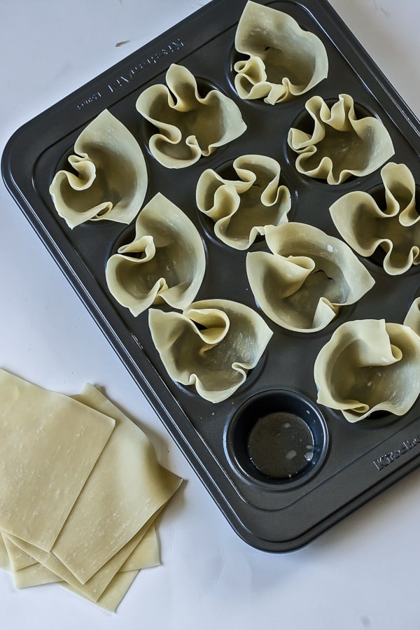 how to make wonton cups