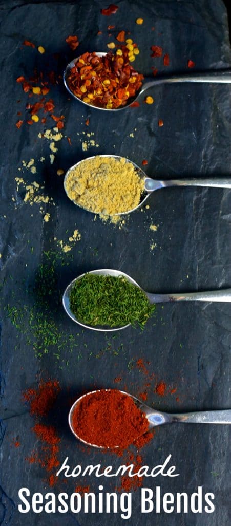 Homemade spice mixes are the perfect way to have ready-made seasonings on hand when cooking. Save time, money and add flavor with these DIY spice blends. 