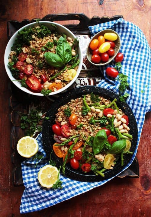 summer tomato bowl with herby breadcrumbs kitchen window clovers | The ...