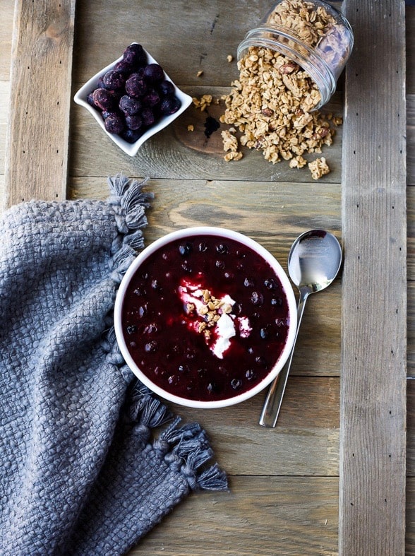 Swedish Blueberry Soup - Breakfast Recipe | The Domestic Dietitian