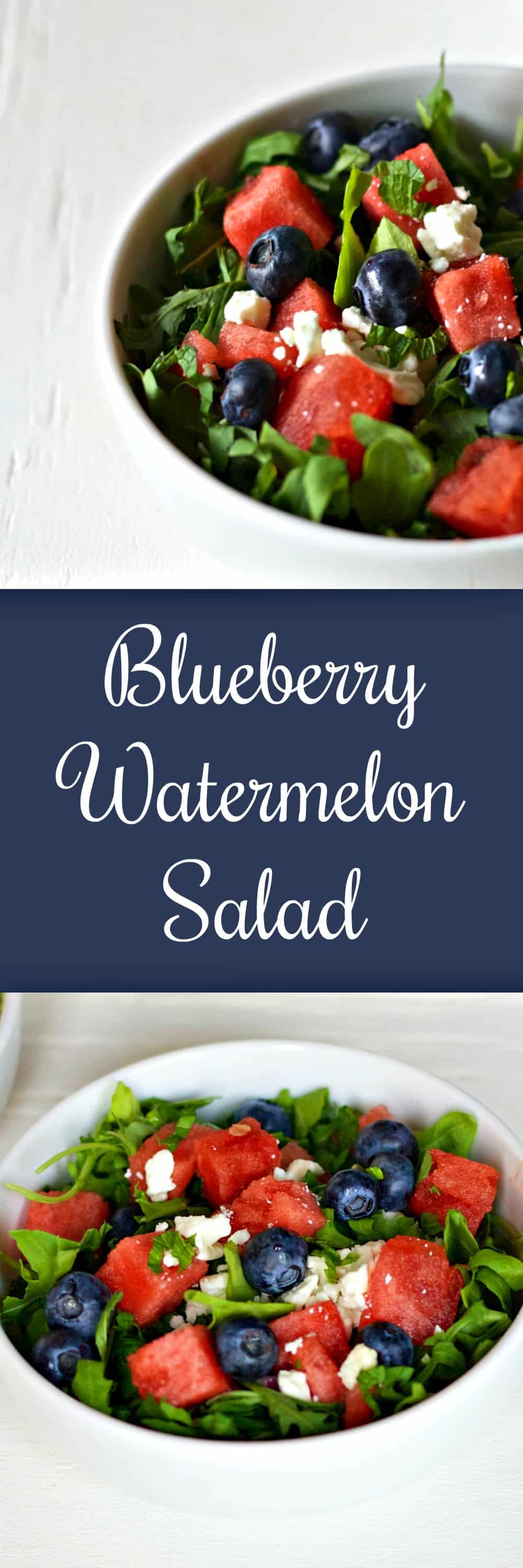 Blueberry Watermelon Salad  Simple Side  The Domestic Dietitian