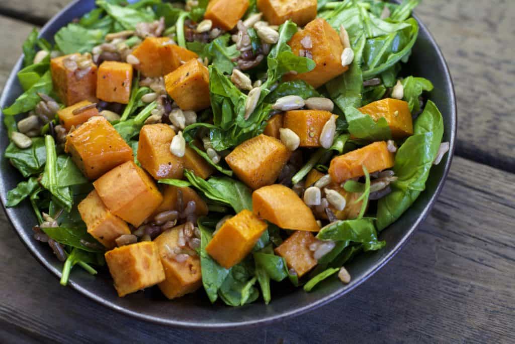 fall roasted sweet potato salad2