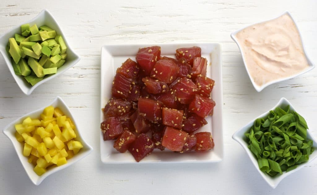 mini ahi tuna poke bowl3