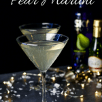 Sparkling Pear Martini - a healthy recipe on a classic cocktail featuring vodka, fresh pear puree, and champagne.