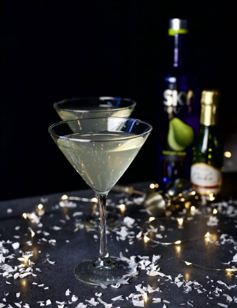 sparkling pear martini 1