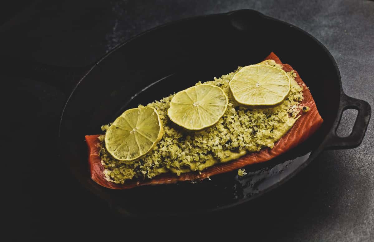 Cast Iron Skillet Salmon | The Domestic Dietitian