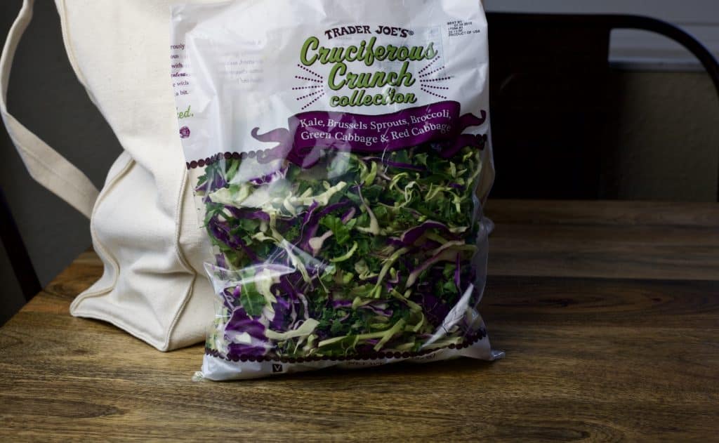 cruciferous crunchy collection bagged salad mix from trader joes