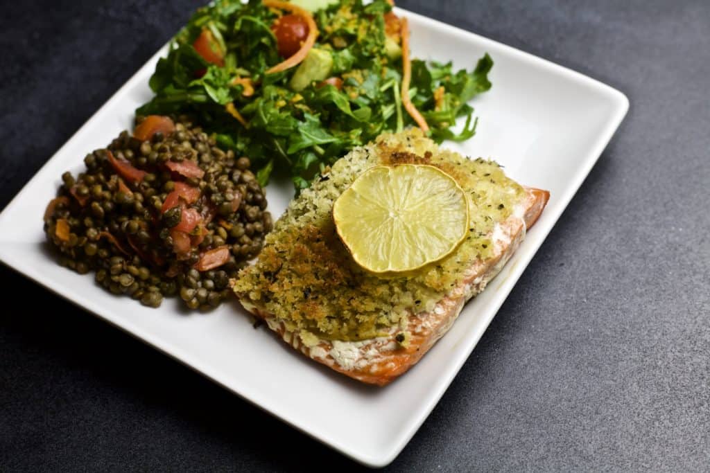 Cast Iron Skillet Salmon | The Domestic Dietitian