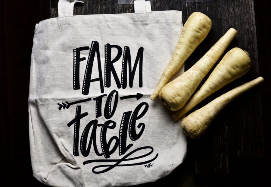 Farm Fresh Lemon Market Canvas Tote Bag