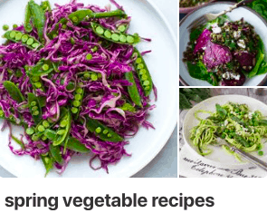 spring vegetable recipes pinterest