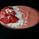 strawberry coconut smoothie bowl