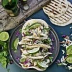 grilled fish tacos with jalapeño hummus1