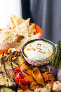 Grilled-Vegetables-Chicken-Spicy-Yogurt-Sauce-4