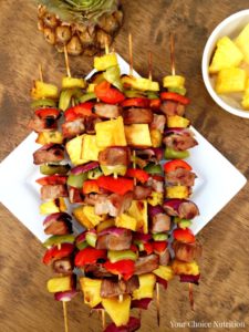 Pineapple Pork Kebabs