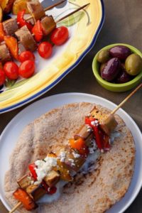 eggplant souvlaki