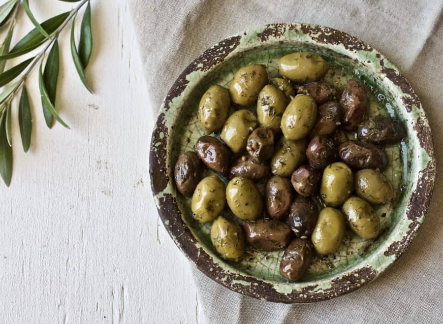 bowl of heart healthy olives