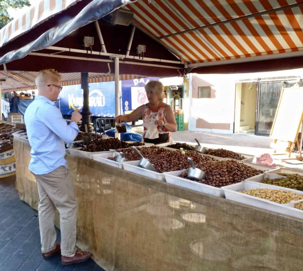 olive market in france