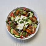 bowl of greek salad