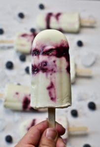 blueberry yogurt popsicles