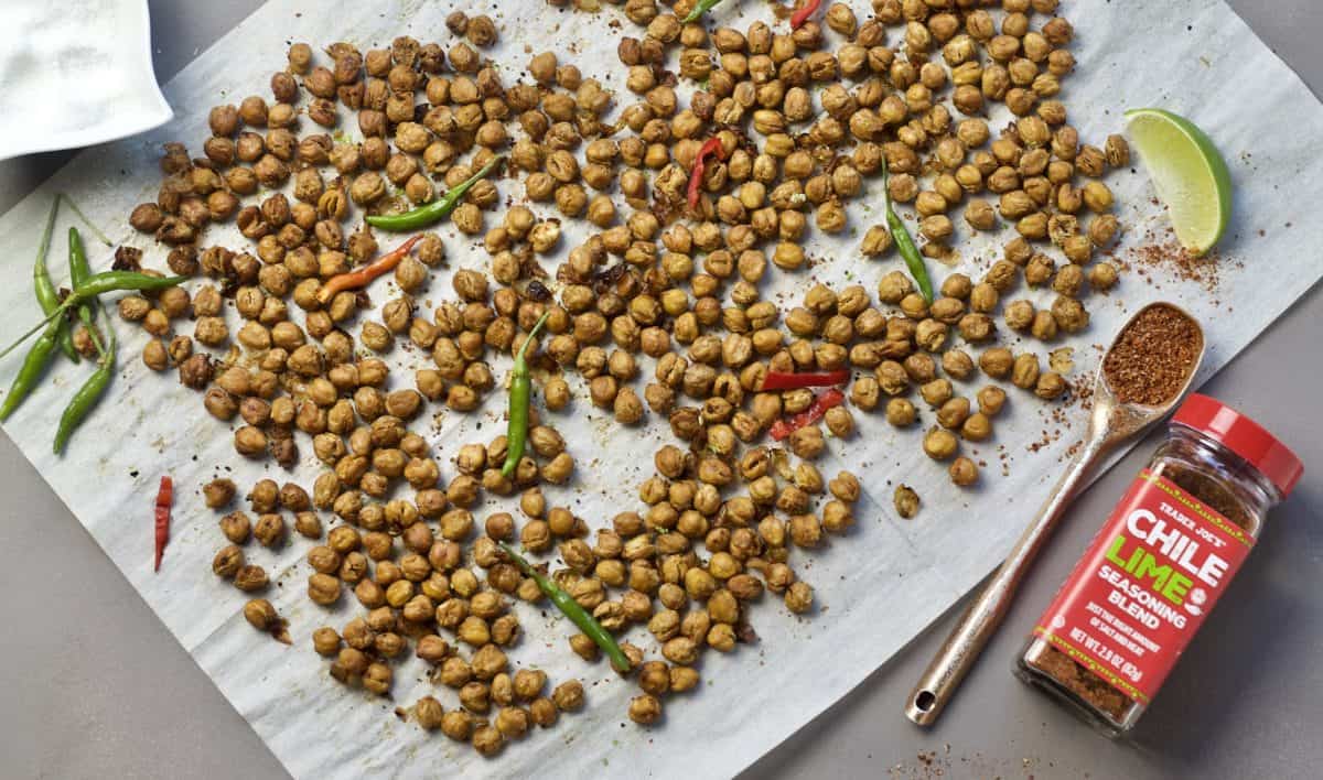 crispy chile and lime roasted chickpeas