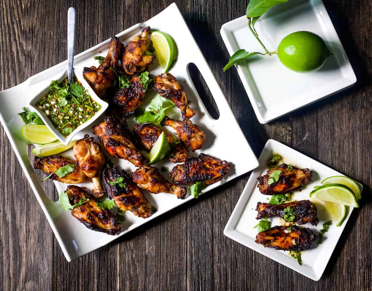 sticky baked chicken wings recipe