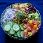 mediterranean plant protein power bowl recipe