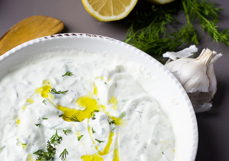 homemade tzatziki sauce