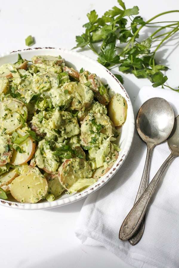 lemon ginger potato salad