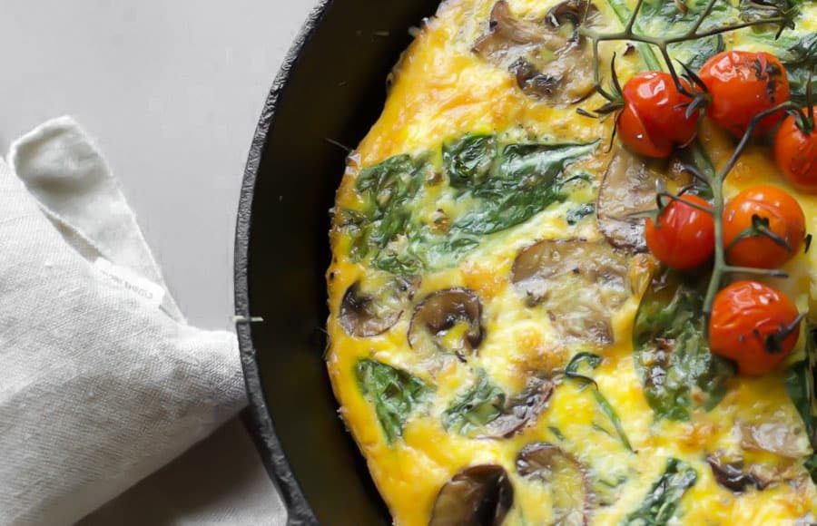 Herby Potato Frittata Recipe (Baked Omelet) - The Mediterranean Dish