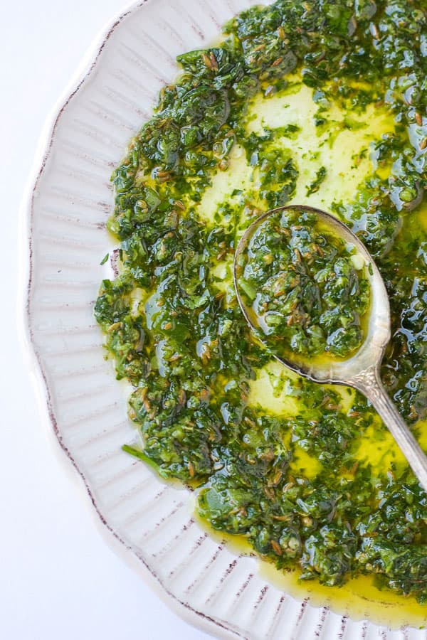 chermoula moroccan herb sauce perfect for mediterranean inspired dishes