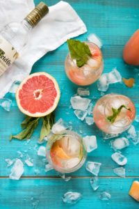 grapefruit and rose sangria