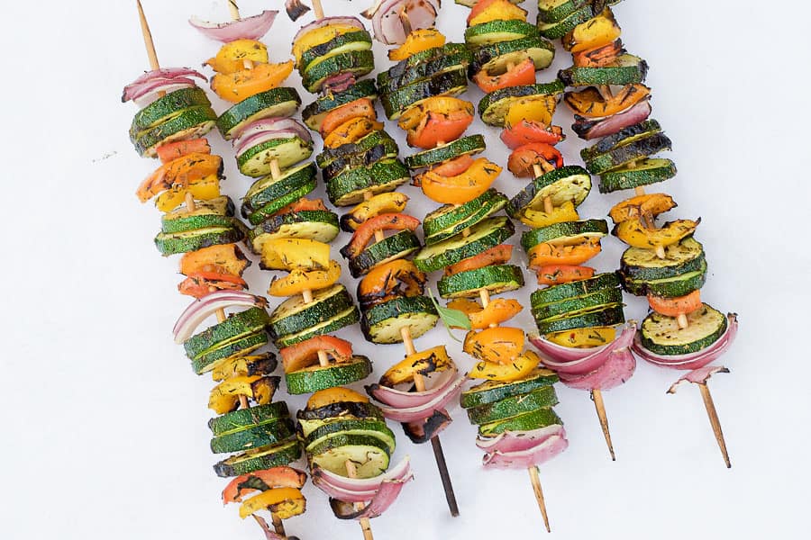 grilled vegetable kebobs